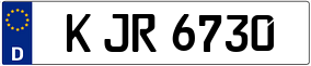 Truck License Plate